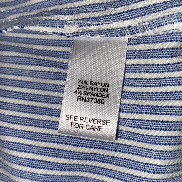 NWT  Blue Striped Skort Size 6 - Picture 8 of 12